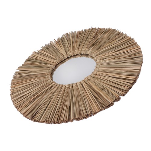 Miroir rond tissé - miroir,