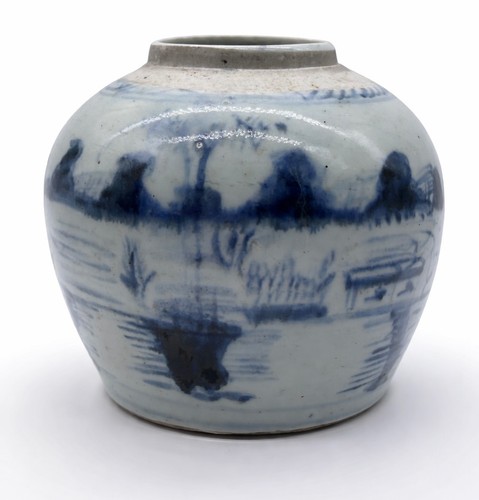 Pot gingembre chinois bleu - à,