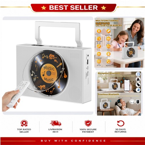 Lecteur bluetooth radio - cd,