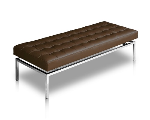 Bauhaus banc cuir dossier - banc, en