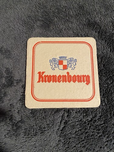 Vintage kronenbourg coaster - vintage,