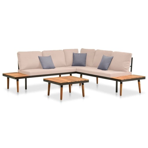 Salon jardin bois massif - de,
