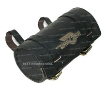 Sac à outils en cuir noir