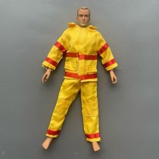 Tenue de pompier pour figurine articulée 1/6 (corps masculin de 30 cm)