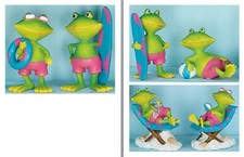 Figurines d'intérieur Hoff grenouille "Funny Frogs", polyrésine, 8024, 8026, 8027