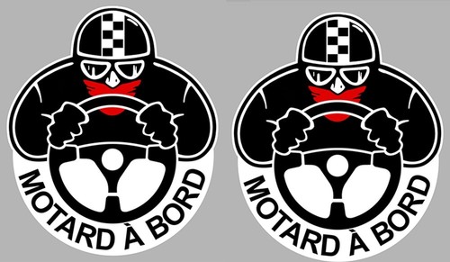 Stickers attention motard a - motard,
