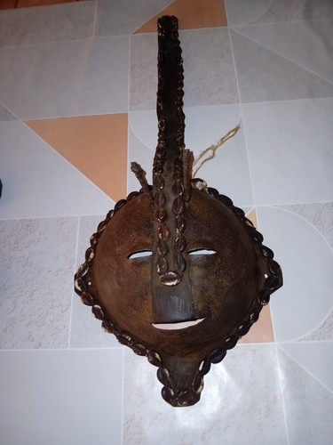 Ancien masque africain senoufo - ancien,