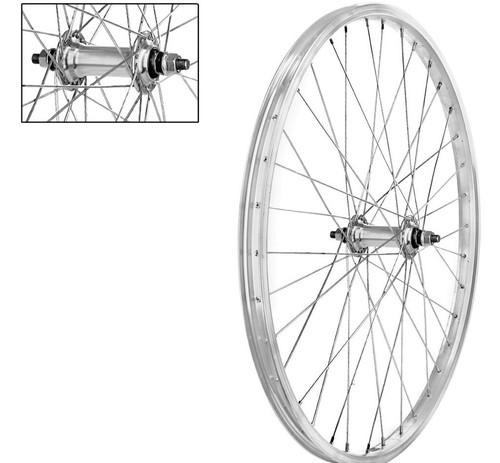 Roue avant vtt axe - roue, plein