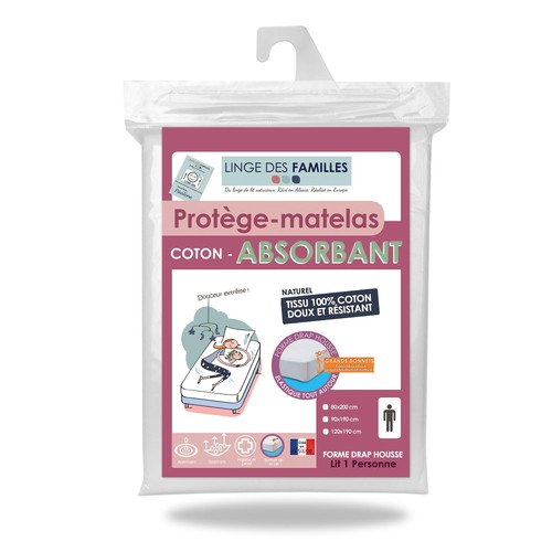 Protège matelas 80x200 - 80x200, cm