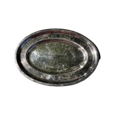 Plateau Wiskemann 2263 / 35 35 en métal argenté