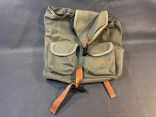 Ancien petit sac à dos en toile kaki Lafuma besace avec poches randonnée