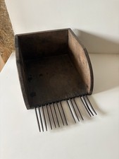 Ancien Peigne à myrtilles Cueillette Art populaire Fruit Collection Deco Jardin