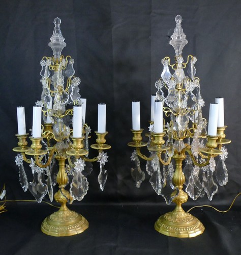 Paire de grandes lampes - de,