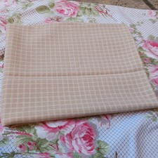 Coupon de tissu vintage à carreaux   long 120 X larg 152 cm