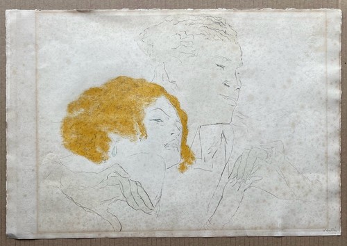 Lithographie art déco marcel - déco,