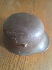 casque allemand ww1 .14 .18 Avec Intérieure Ww2 Rare Un Casque A Fait Les 2 Guer