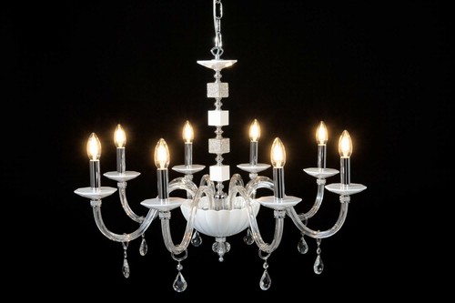 Lustre moderne cristal - lustre, en