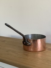 Casseroles en cuivre étamée