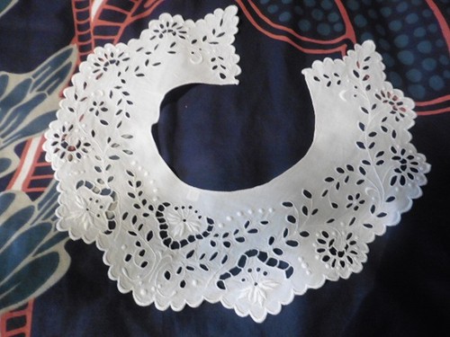 Ancien col femme pur lin - ancien,