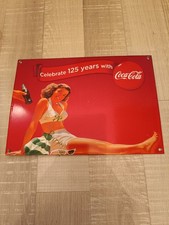 Plaque Émaillée Coca Cola 29,5 X 21 Cm