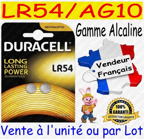 Piles bouton lr54 ag10 - lr54,