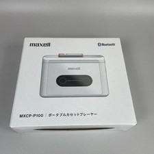 Maxell MXCP-P100W White Bluetooth Cassette Player Portable Rechargeable Japan