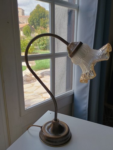 Lampe vintage col cygne - lampe,