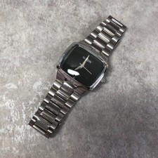Nixon Player Silver Black Yes It's Real Men Women Watch - Used, Working, Japan