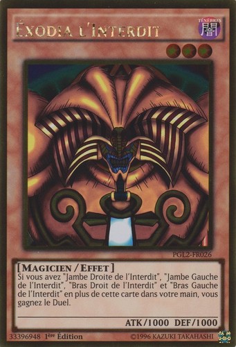 Exodia l interdit - yu-gi-oh!, l'interdit