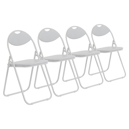 Rembourré chaises pliantes - 4x,