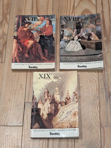 Lot livres lagarde et - ,