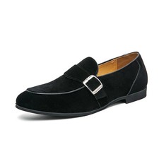 Slip on Man Oxford Dress Shoes Lofar Homme Loafers Faux Suede Driver Shoes