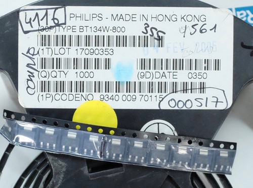 10x nxp bt134w 800 - triac,