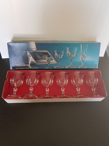Lot verres vin cristal - de,
