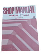 Manuel D'Atelier Honda Prelude