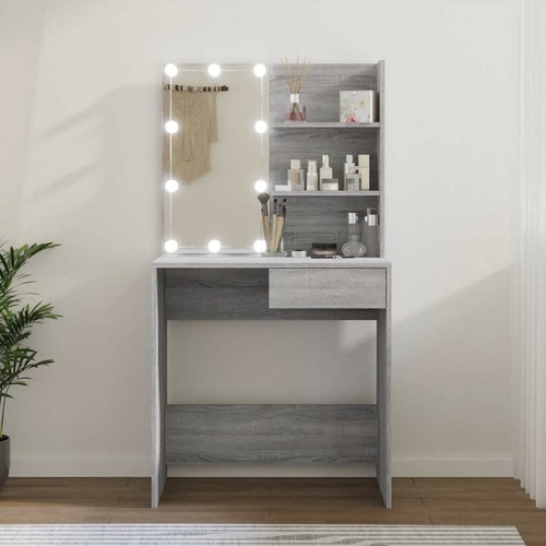 Coiffeuse avec led table - led,
