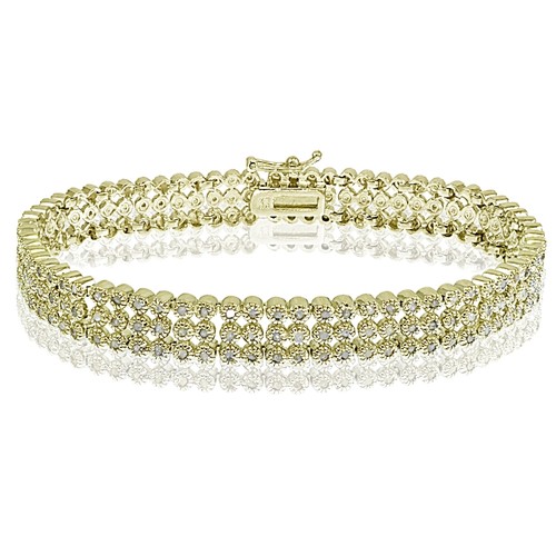 Ton doré 2ct tdw diamant - 2ct,