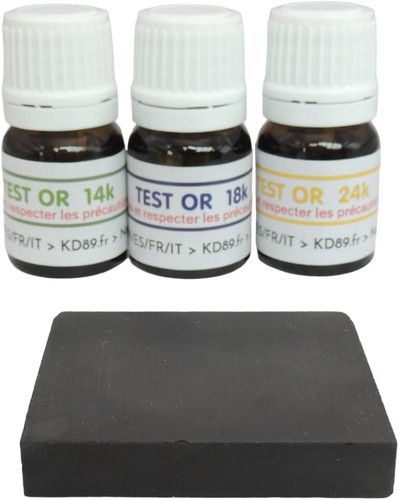 Kit test réactif - or, 14k