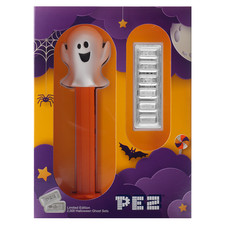 PAMP 30 Gram Silver Pez Dispenser Halloween Ghost 