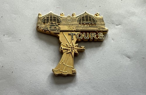Pin sncf tgv gris boussole - sncf,