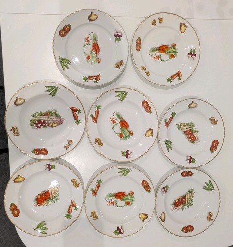 Lot assiettes moulin des - lot, 8