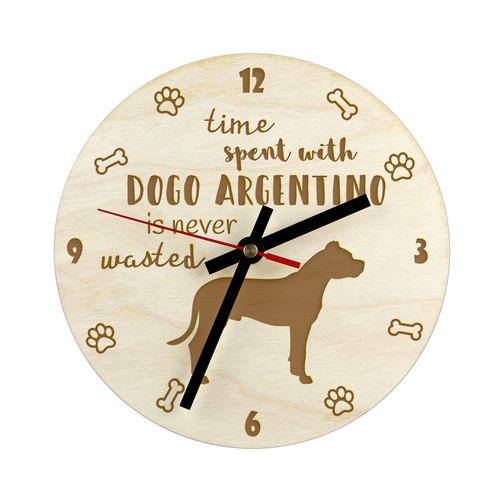 Dogue argentin horloge - , en