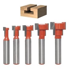 Lot de 5 Fraises en Rainure en