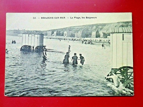 Cpa boulogne sur mer plage - sur,