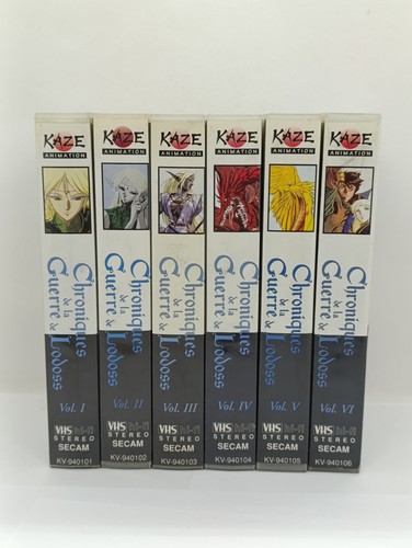 Lot vhs manga kaze - vhs,