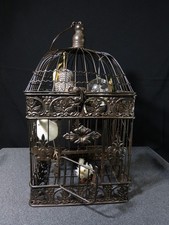 Cage à oiseaux en métal