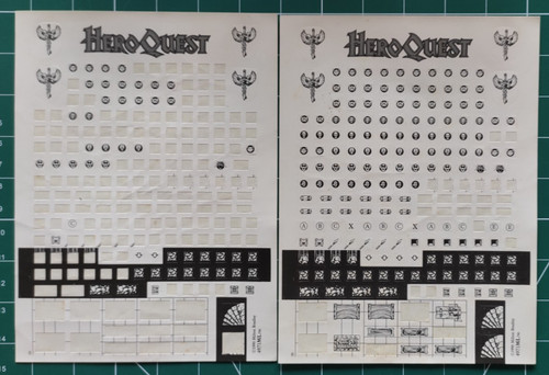 Heroquest autocollants - autocollants, /