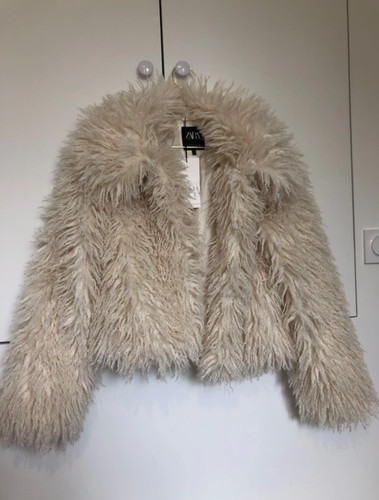 Veste fausse fourrure zara - fourrure,