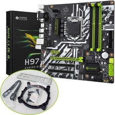 Carte Mère Micro ATX LGA1150 LGA 1150 H97 NVME I3 I5 I7 Quatrième Génération