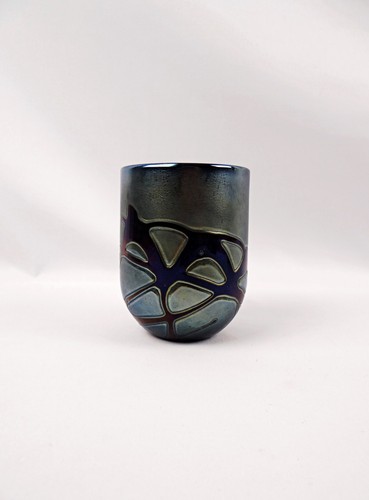 Vase gobelet verre soufflé - vase, en
